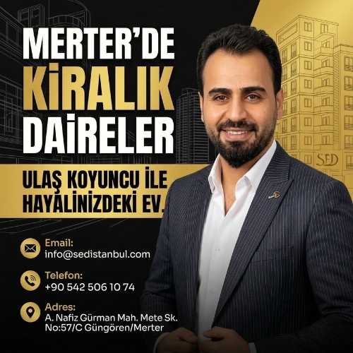Merter’de Kiralık Daire - Sedemlak com